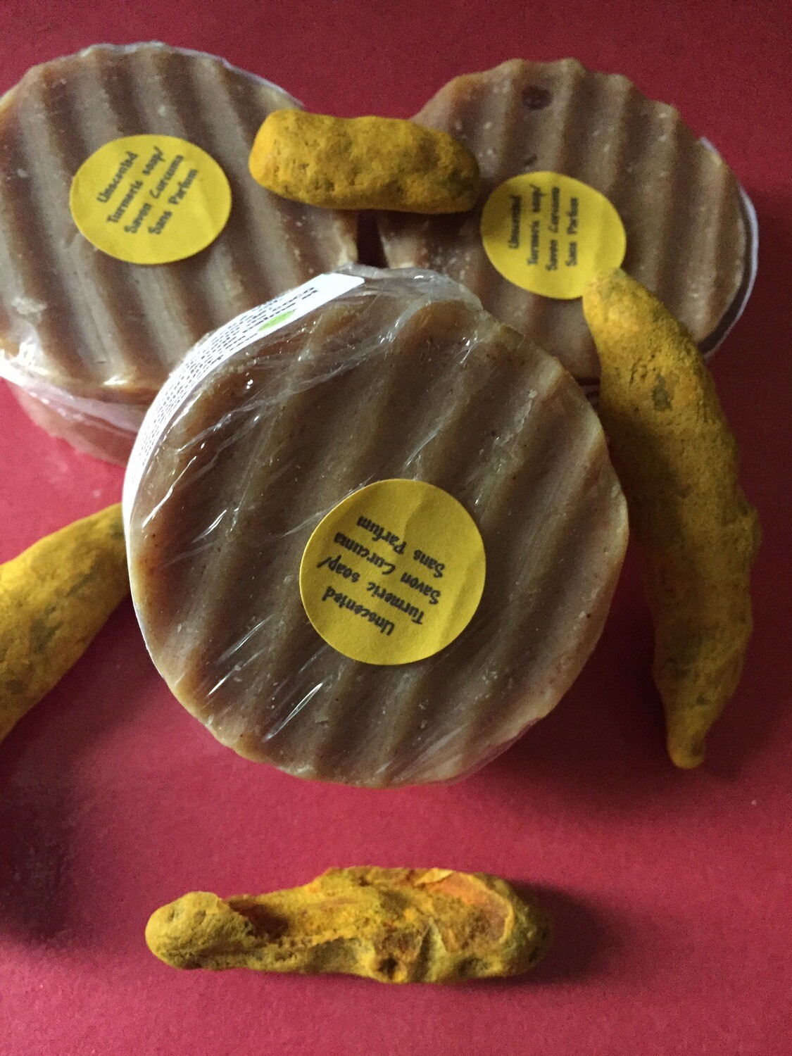 Unscented Turmeric Soap/ Savon au Curcuma sans parfum