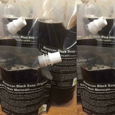 Moroccan Liquid Black soap/ Savon Noir liquide Marocain