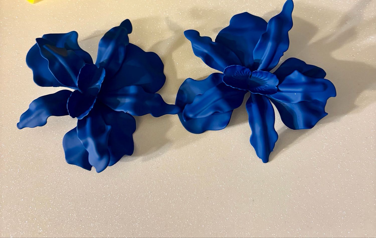 Royal Bloom Sculpted Floral Earrings