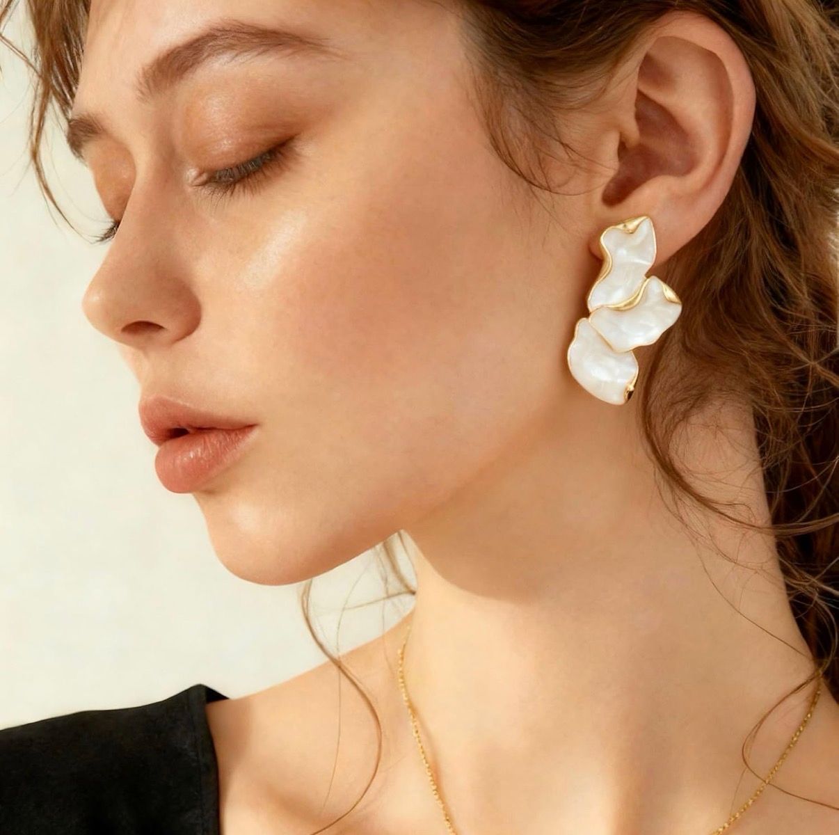 Chunky Floral Earrings