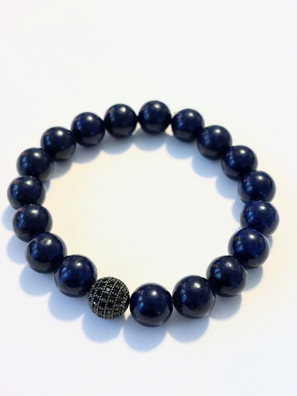 Dyed Lapis Shamballa