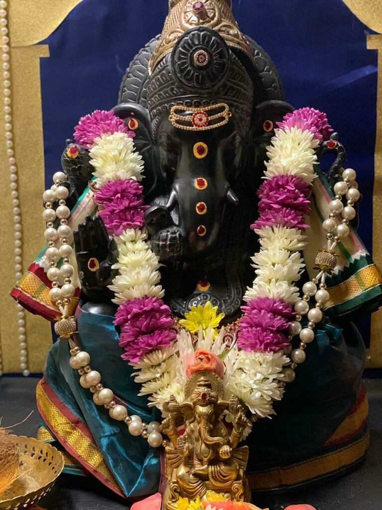 Abhishekam for Lord Ganesha  (@ Temple by Request)