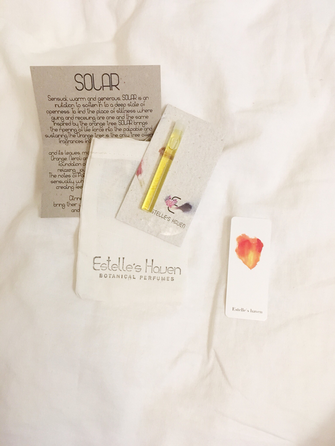 SOLAR | Natural perfume sample