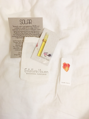 SOLAR | Natural perfume sample