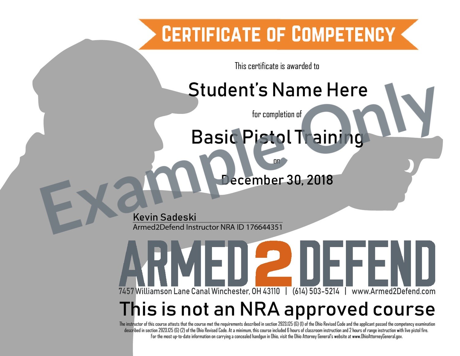 Course Completion Certificate Mailed