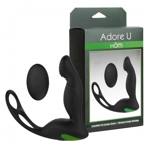 Adore U - Höm - Stimulateur de prostate + Anneau &amp; Télécommande