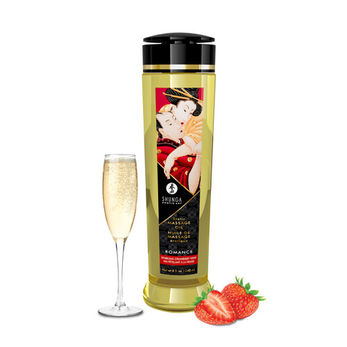 Shunga - Vin pétillant à la Fraise