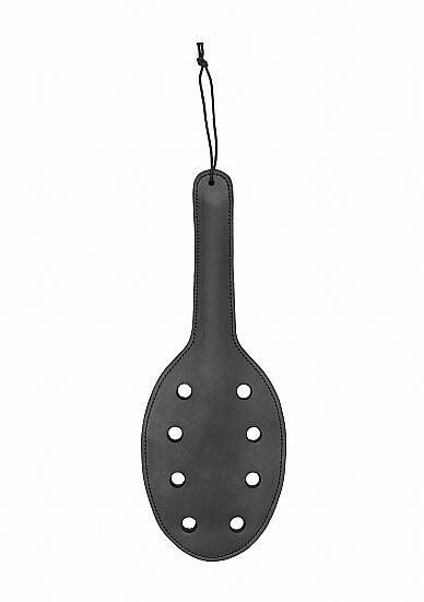 Paddle en cuir avec 8 trous / Saddle leather paddle with 8 holes