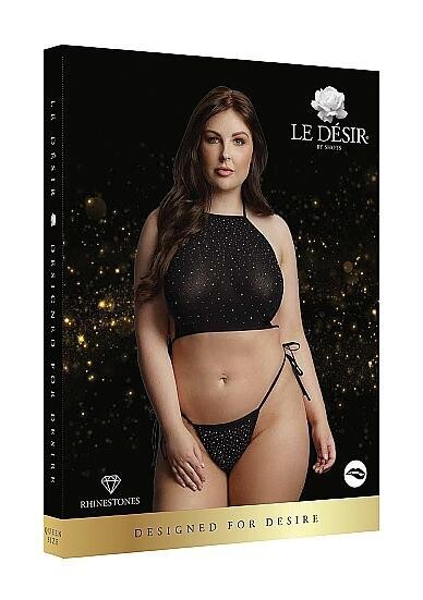 Festive 2 pièces sexy avec pierre OS/XL - Le désir