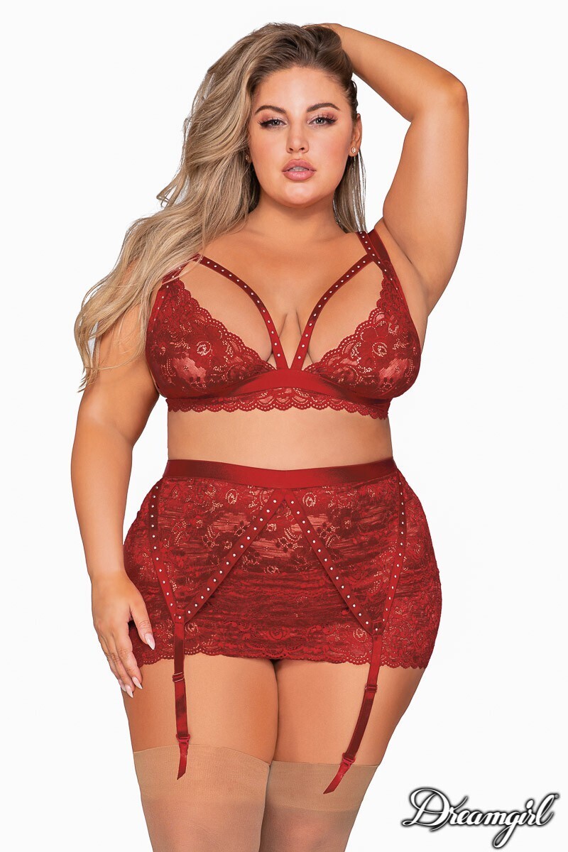 DreamGirl - Red Lace - Queen