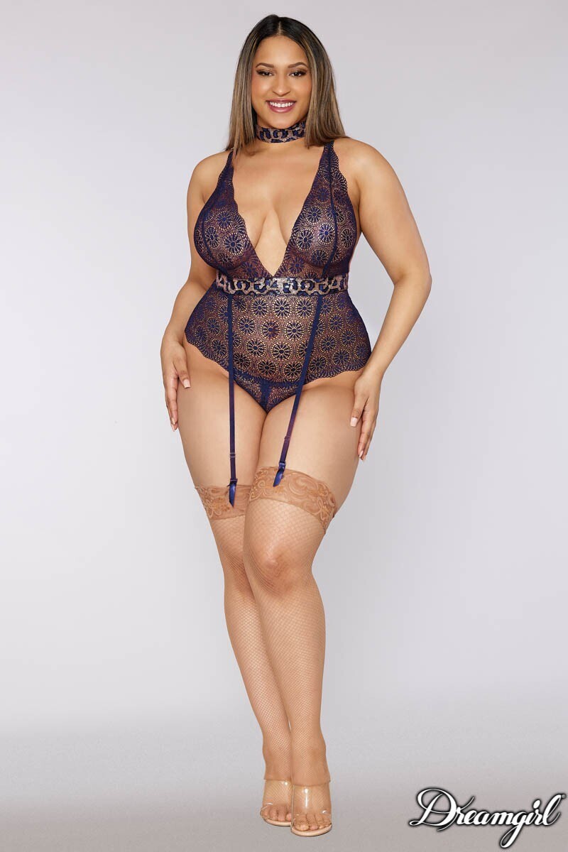 Teddy- Jarretelle pailleté - Dreamgirl