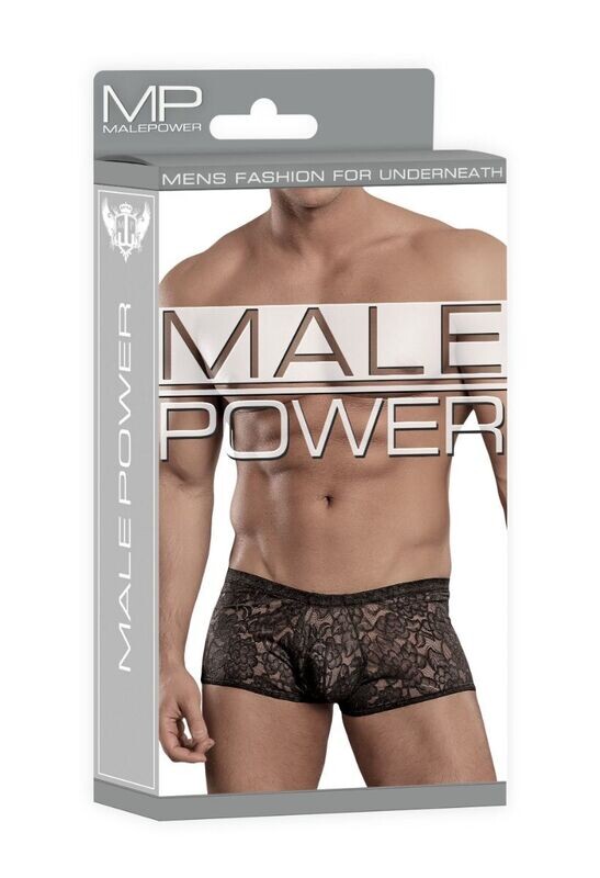 Mini boxer en dentelle fleurie - Male Power