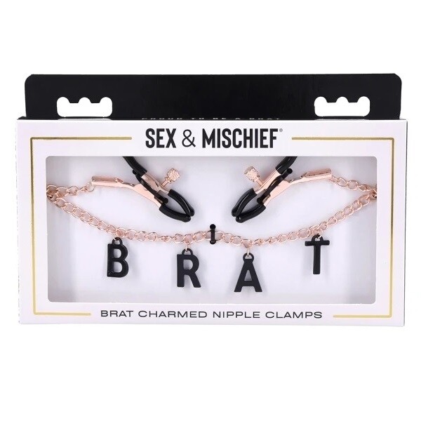 Chaine à mamelon BRAT Charmed nipple clamps
