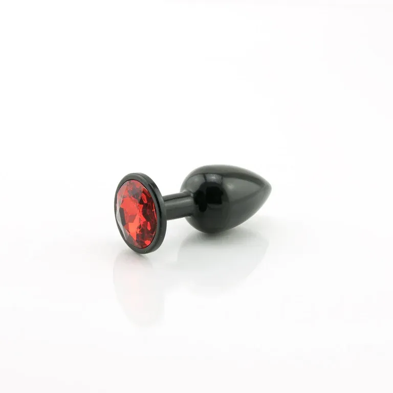 XBliss - Classic Black/Red Chrome Plug - Medium