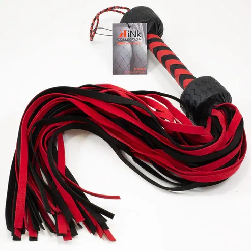 Kink Collection - Black &amp; Red Flogger