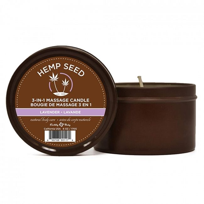 Earthly Body - HempSeed - Candle 6oz - Lavender