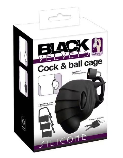 Black Velvets - Cock &amp; Ball Cage