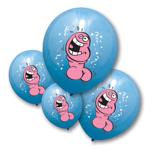 Ballon pénis heureux