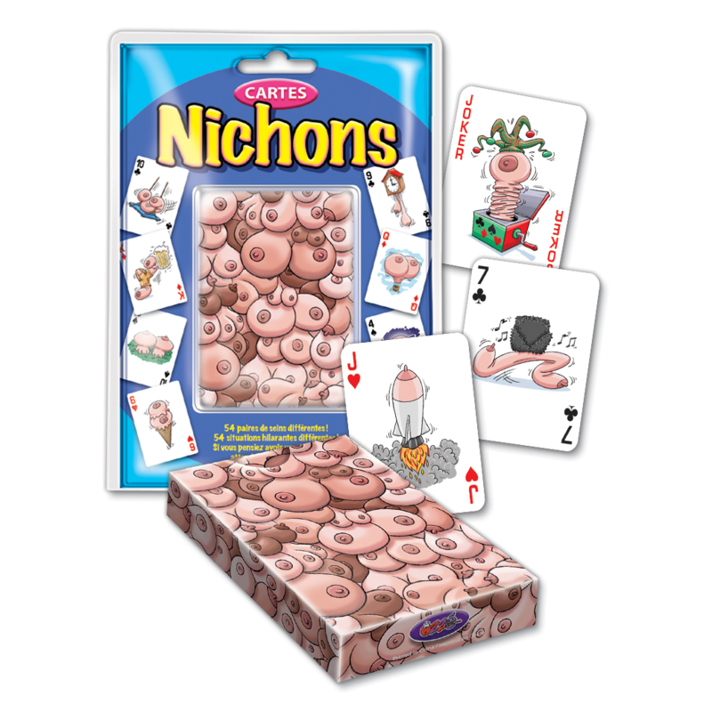 Ozzé - Jeux de cartes nichons