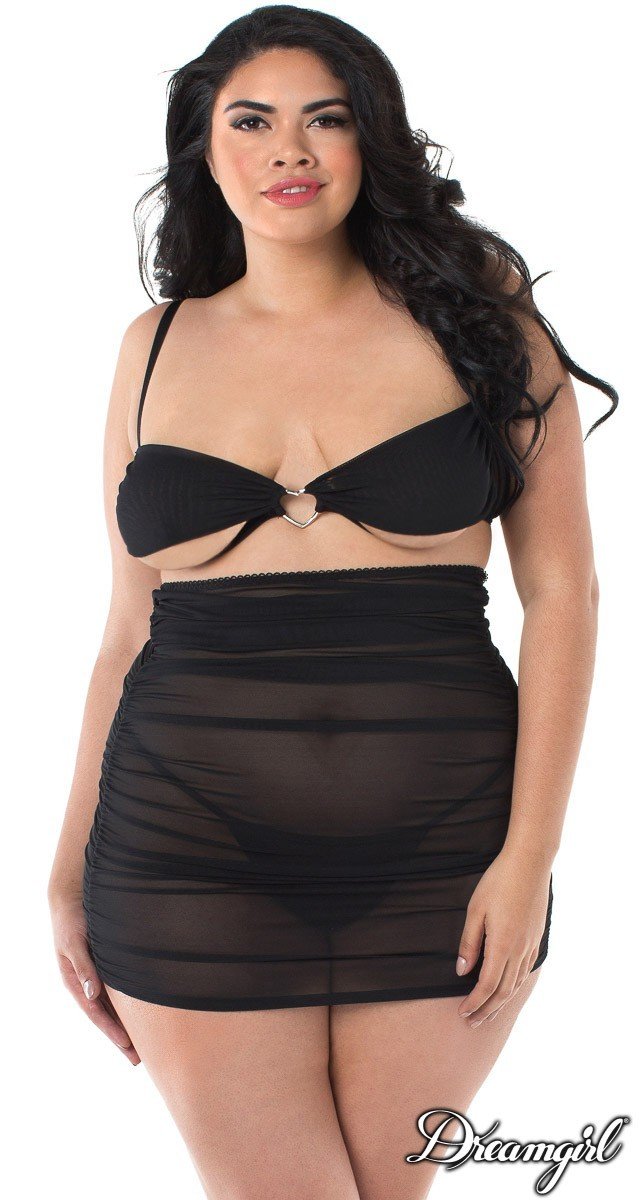 DreamGirl - Black Heart - OS/XL