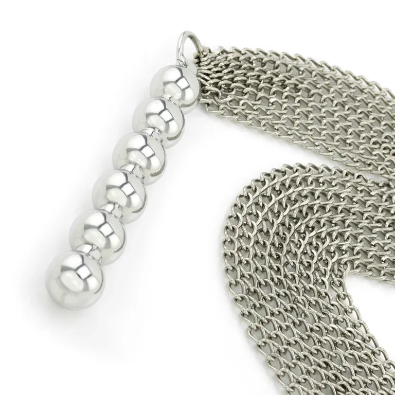 XBliss - Stainless Twisted Chain Flogger