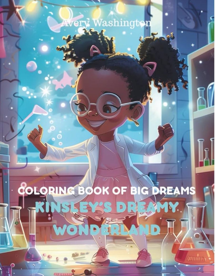 Kinsley’s Dreamy Wonderland Coloring Book of Big Dreams