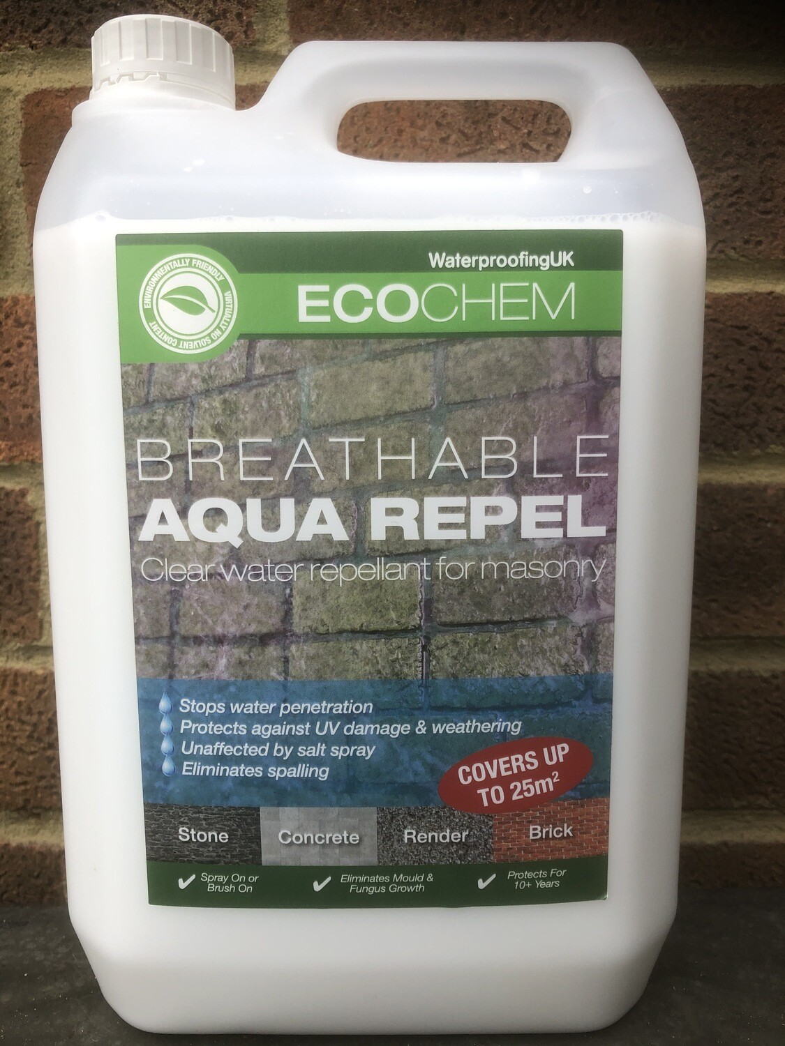 Aqua-Repel - Breathable Water Repellent for Brickwork and Masonry