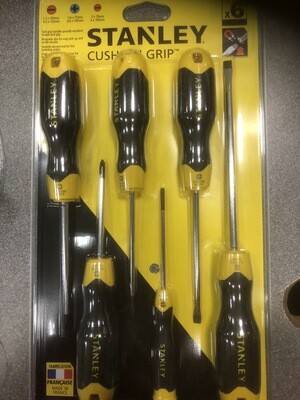 Stanley 6 piece Screw driver set