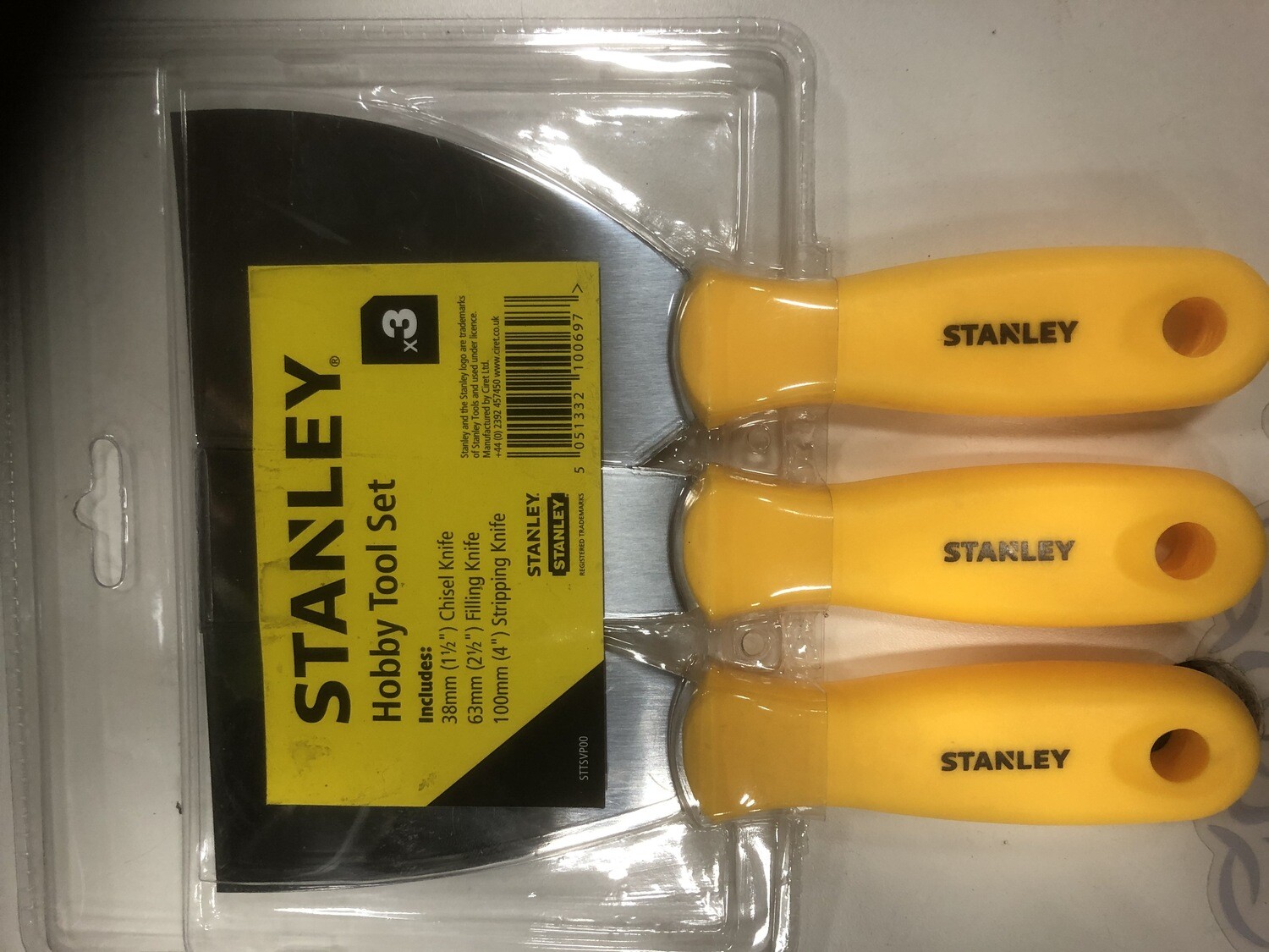 Stanley 3 piece Stripping Knife set