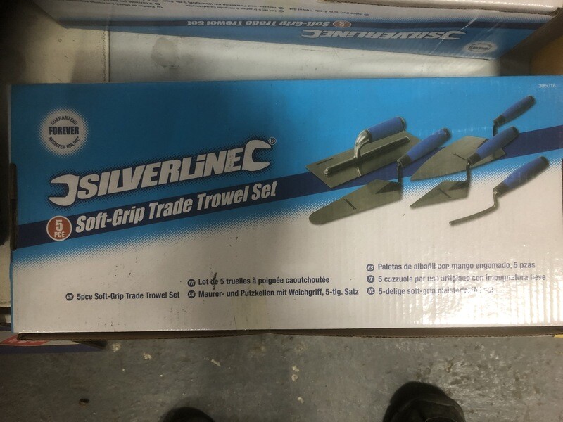 Silverline Softgrip Trade Trowel 5 piece set