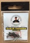 SoNaR Swivelzz, No. 7 Black regular with Hawaiian Snap, 2 count