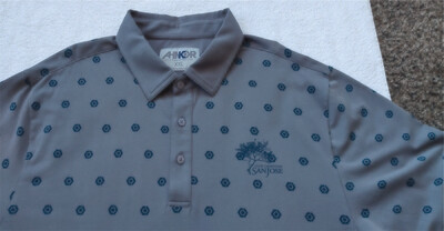 The Cleary A Pattern Polo - Grey (CCSJ Logo)