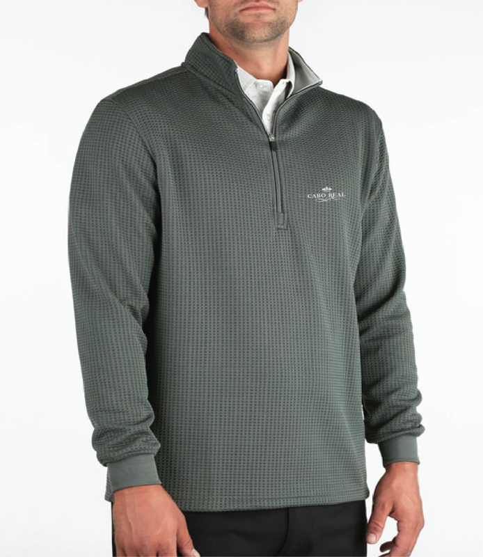 The Optic 1/4 Zip - Phantom (Cabo Real Logo)
