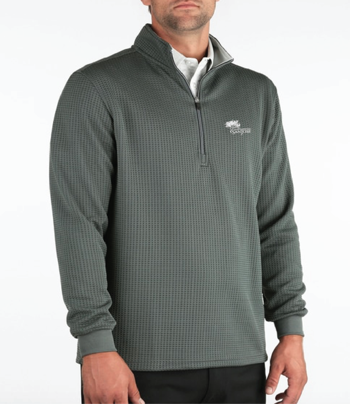 The Optic 1/4 Zip - Phantom (Club Campestre Logo)