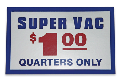 Super Vac Decal - $1.00 - Super Vac Decal