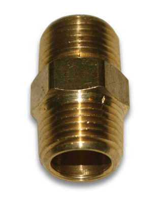 Hex Nipple - 3/8"