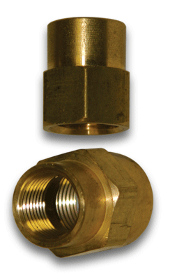 Female x Female Reducer - 1/2" x 1/4"