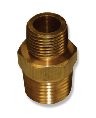 Male Pipe Reducer - 1/8" x 3/8"
