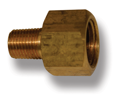 Female Pipe Reducer - 1/4" x 3/8"