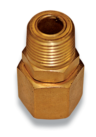 FOAM BRUSH SWIVEL - 3/8" M x 3/8" F