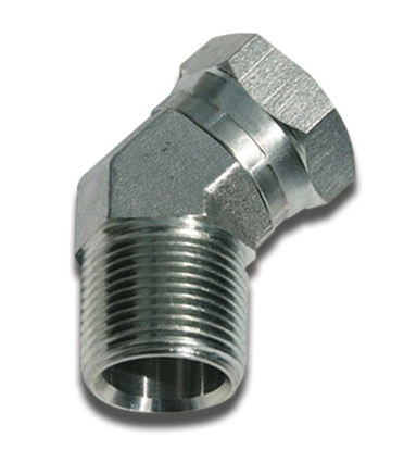 45° Tee Swivels - 3/8" M x 3/8" F