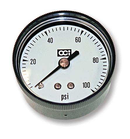 Non-Liquid Filled Gauges - 100 psi
