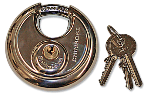 Stainless Disc Lock