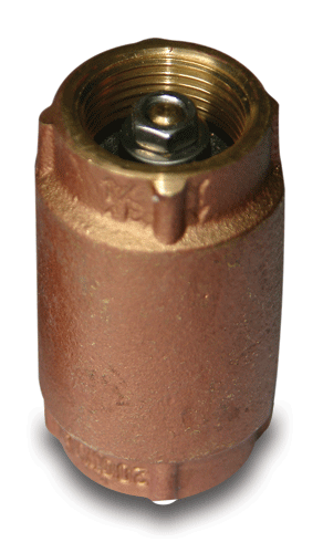 Brass Low Pressure Check Valve - 1" x 1"