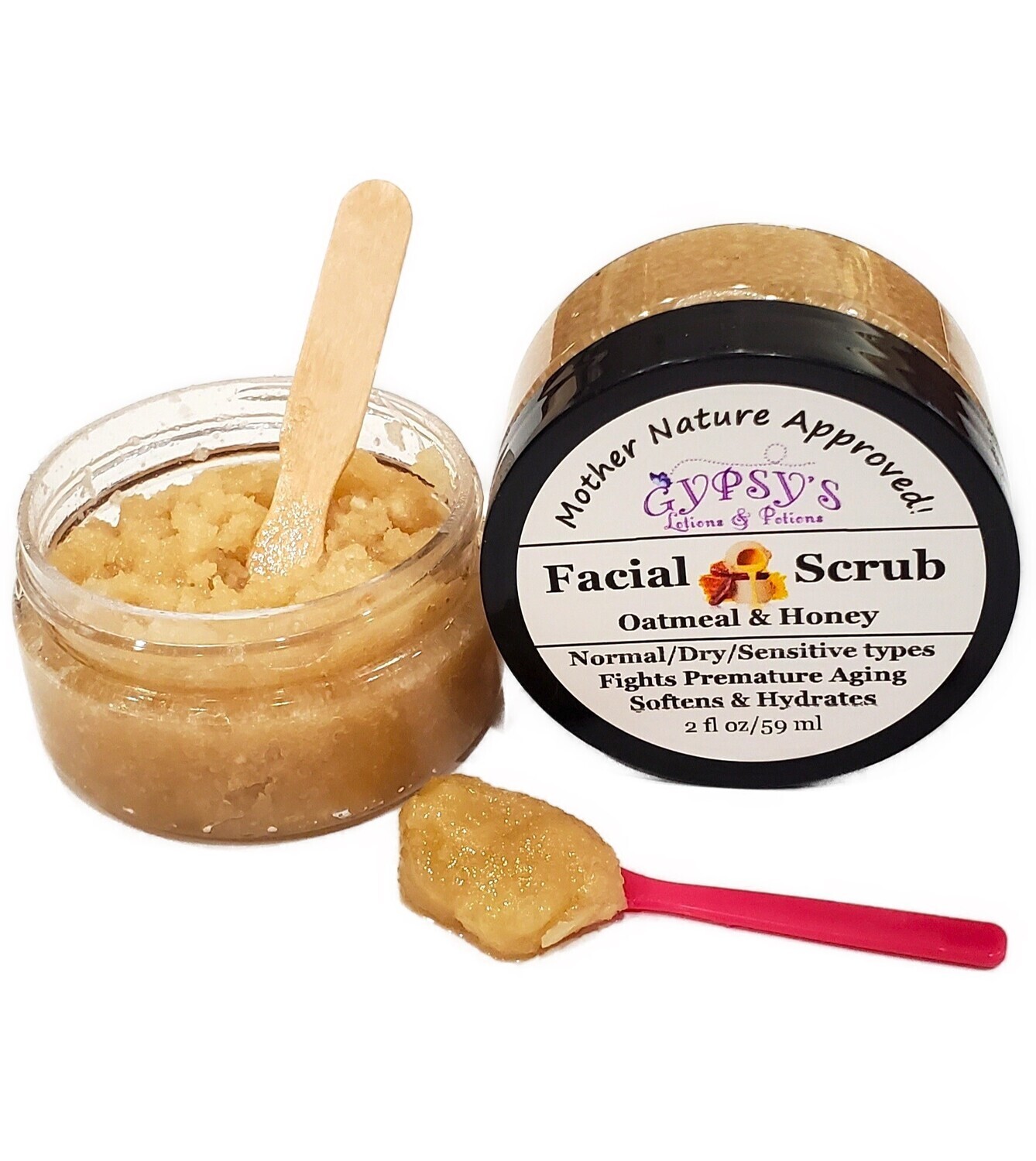 Facial Scrub, Oatmeal & Honey (BEST FACE SCRUB EVER!)