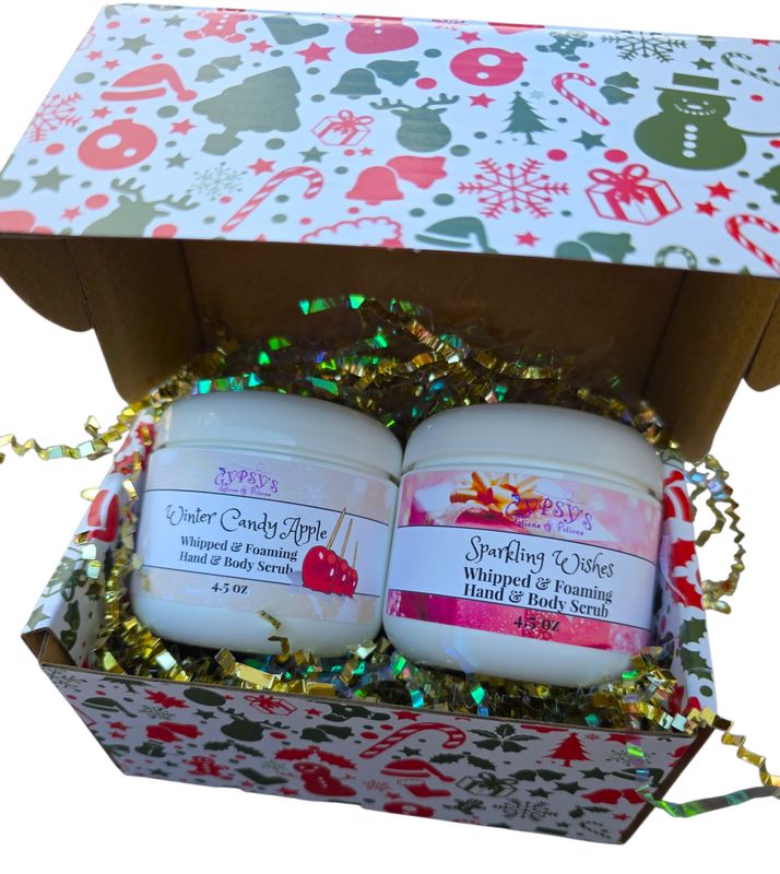 Holiday Scrubs Gift Set