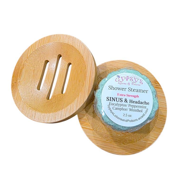 Shower Steamer Bamboo Dish