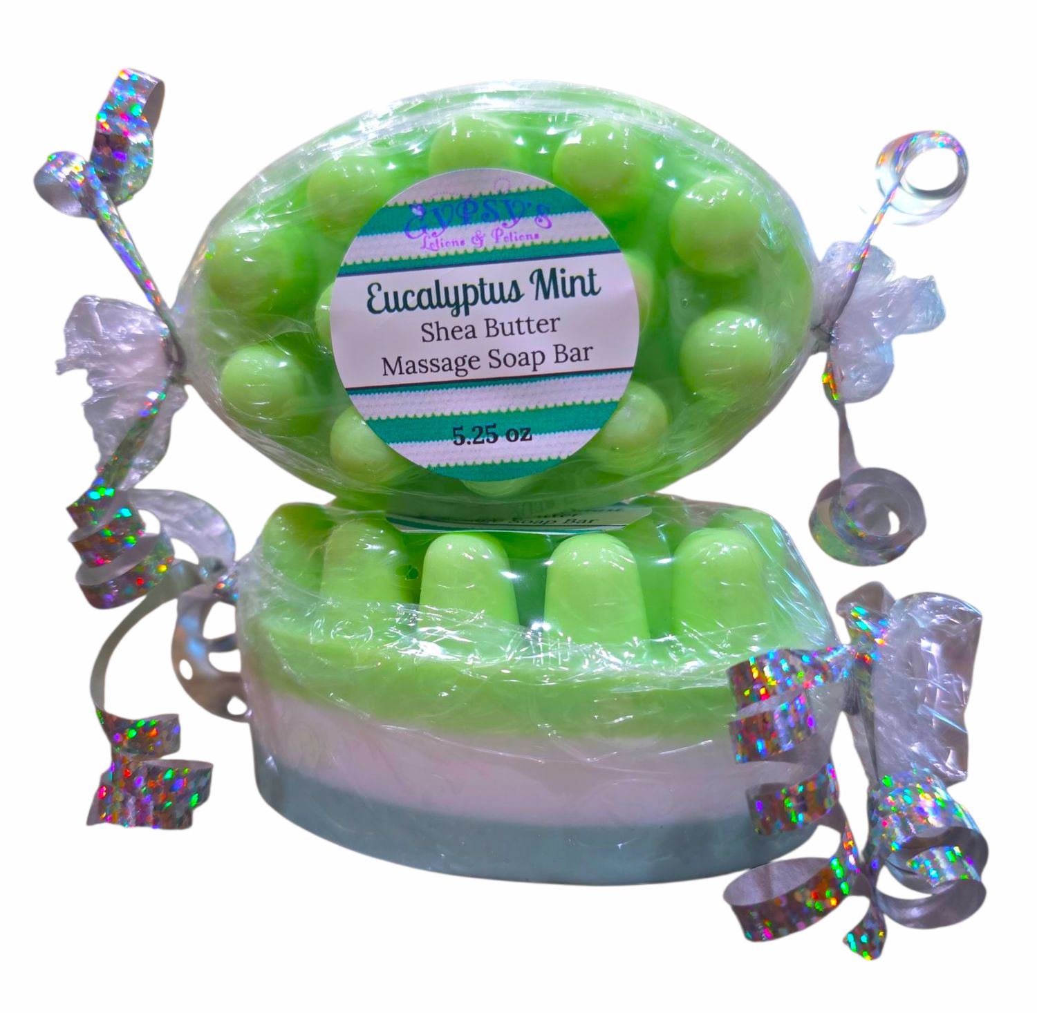 Massage Soap Bar, Eucalyptus Mint