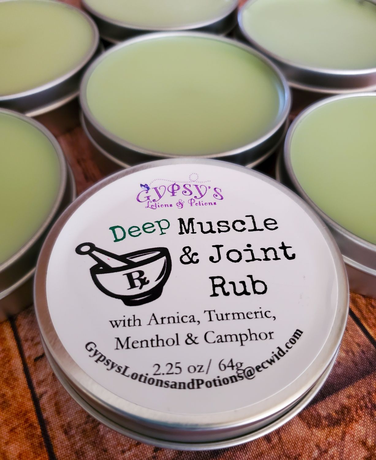 Deep Muscle Rub - Arnica & Turmeric Deep Muscle Rub - Arnica & Turmeric