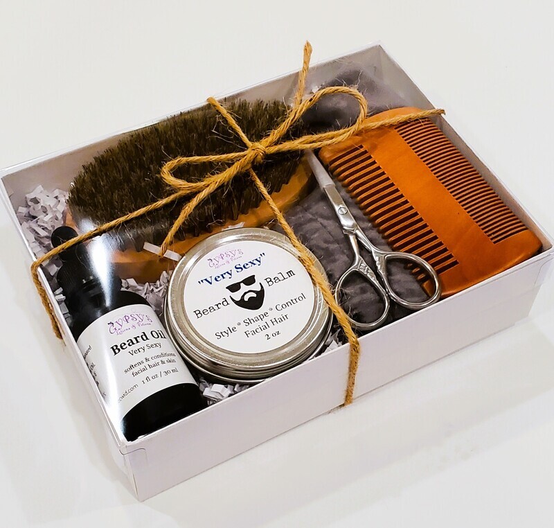 Beard Care Gift Set (Complete Grooming Kit)